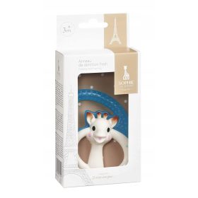    Massaggiagengive sonaglino Sophie la girafe, in gomma multicolore