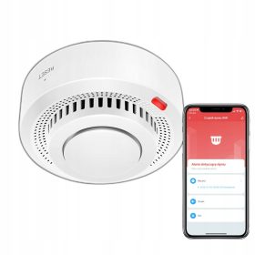    Mini sensore rilevatore di fumo allarme antincendio ZigBee TUYA