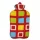  Borsa dell'acqua calda in gomma Sanity rossa 2 l