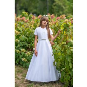  Abito da comunione con spilla 164