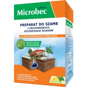   Polvere preparazione fossa settica Bros 0 l 1,2 kg + GUANTI MONOUSO IN HDPE DABSTER.PL 2 pz