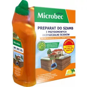    Preparati per fosse settiche Microbec che eliminano gli odori, 2 pz. + DABSTER.PL GUANTI MONOUSO IN HDPE 2 pz