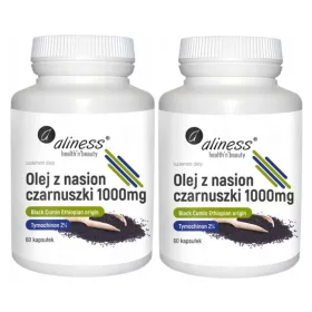   Aliness Olio di Semi di Nigella Etiopico 2% 1000 mg - 120 Capsule Omega 6-9