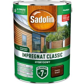    Impregnante ibrido per legno Sadolin Classic Noce Scuro 4,5 l