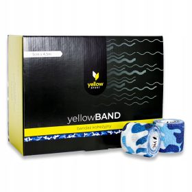 Bende Coesive Azzurre Camouflage yellowBAND - Pacco da 12