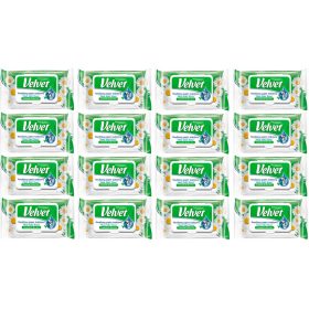 VELVET Carta Igienica Umida Set 16 Pezzi con Rum e Aloe