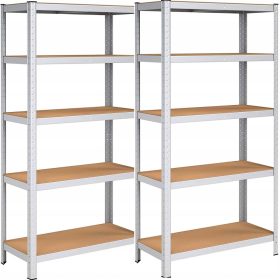    Scaffale da magazzino Expondo in metallo 180 x 90 x 30 cm max 175 kg per ripiano