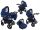  BAVARIO stars BLU SCURO Passeggino 3in1