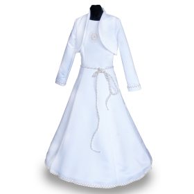  Abito da comunione Alba IRMA con finitura bolero 140