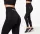 LEGGINGS CARPATREE FITNESS SENZA CUCITURE NERI - S