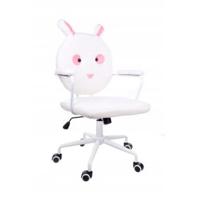  SEDIA DA UFFICIO BAMBINO GIOSEDIO BUNNY, BIANCO
