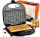  Esperanza grill elettrico a contatto WAFFLE MAKER D5 nero 750 W