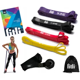  Set di fasce di resistenza Fitli FTL63-T 4 pz.