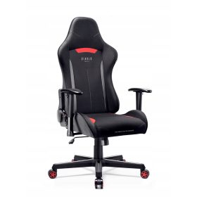    Sedia da gaming Diablo Chairs X-ST4RTER Tessuto nero, nero e rosso