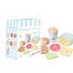  SET HAMBURGER GRANDE IN LEGNO PER FAST FOOD