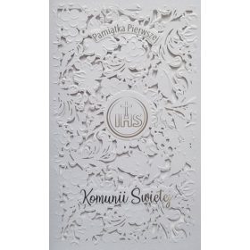  Bellissimo biglietto di auguri di comunione con perle KP91