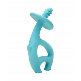    Massaggiagengive ortodontico in silicone Mombella, tonalità del blu