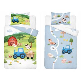    Set biancheria da letto Detexpol 90 x 120 cm nei toni del grigio e dell'argento