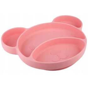  Piatto Canpol, silicone rosa