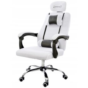  Sedia da gaming Giosedio GPX, tessuto bianco