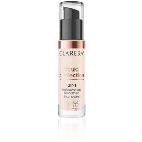    CLARESA LIQUID PERFECTION FONDOTINTA CORRETTORE 2IN1 101 30 ml