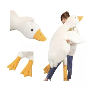  CUSCINO MASCOT, PELUCHE, OCA, ANATRA, GRANDE 130 CM