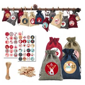    Calendario dell'Avvento da appendere - rettangolo vuoto (da completare in autonomia)