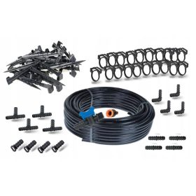  Linea di irrigazione a goccia 25m + 58pz