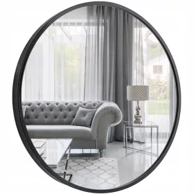    Specchio da parete Gold&Chrome, struttura in metallo, 800 x 800 mm