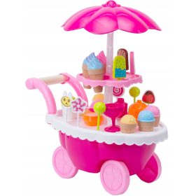  CARRELLO NEGOZIO GELATERIA NEGOZIO DOLCI SUONI e LED