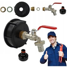    Rubinetto IBC Rubinetto IBC NUT 3" 3 POLLICI 99 mm VALVOLA