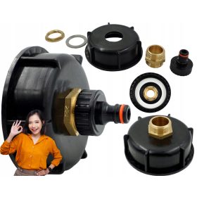    Rubinetto con valvola IBC 3/4 spina grande 10 cm Mauser Mauzer