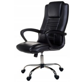  Sedia da gaming Giosedio FBS004, ecopelle nera