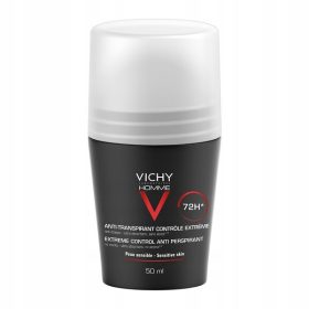   Antitraspirante Vichy Homme 72h Roll-on per Uomo, 50 ml - Massima Freschezza