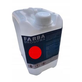 Vernice stradale rossa 15 kg per pavimenti in cemento