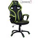  Sedia da gaming Giosedio GPR047, pelle artificiale, nera