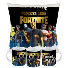  SET DI TAZZE CON CUSCINO FORTNITE regalo + NOME
