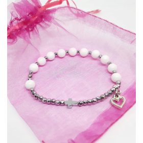    Bracciale rosario a mano Minerale Agata Regalo Compleanno Comunione