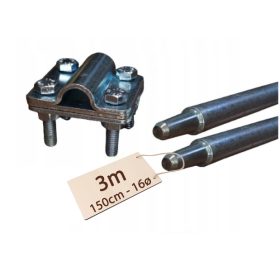   PIN DI MESSA A TERRA PIEGHEVOLE PARAFULMINI ZINCATO PV 5x1,2m 6m