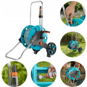    Carrello portagomma Aquaroll M + tubo da 20m 18513-20 Gardena