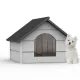  Cuccia per cani TajgaWood, legno, dimensioni. esterno 59 cm x 46 cm x 47 cm