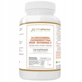   Integratore ALTO PHARMA Glucosamina + Condroitina + MSM + Vitamina C, 120 capsule