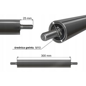 RULLI DI TRASPORTO RULLO ALIMENTATORE TRASPORTATORE 300