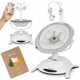    Altalena Lionelo BELLA x 61 x 90 cm + Pannolino in bambù Lionelo BAMBOO