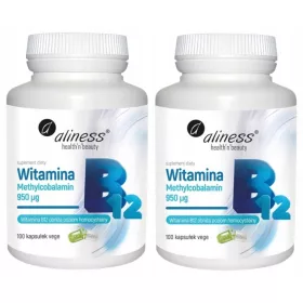   Aliness Vitamina B12 Metilcobalamina 950 µg, 100 Capsule Vegane