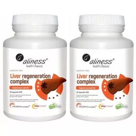   Complex di Rigenerazione Epatica Aliness, 90 Capsule Vegetali, Supporto Integratore