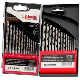 Set di punte per metallo HSS Schmith, 13 pezzi