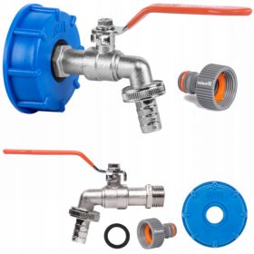  Set rubinetto LoveMyGarden-PL KRAN 1000L per Mauser