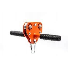   Carrello con carrucola, zip line, discesa su corda, corda da 4 - 6 mm