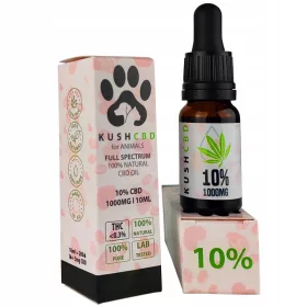    Olio di canapa per animali domestici Kush CBD 10% a spettro completo 10 ml